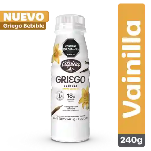 Alpina Yogurt Griego Bebible Vainilla