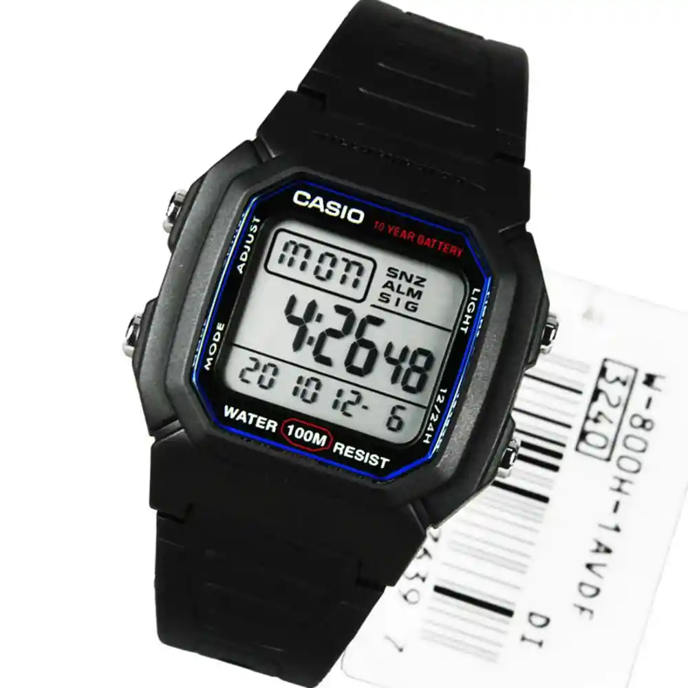 Reloj Casio W800H-1Avdf Hombre Negro