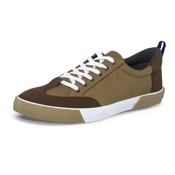 Croydon Tenis Carco Hombre Color Café Talla 43