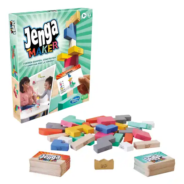 Hasbro Gaming Juego de Mesa Jenga Maker