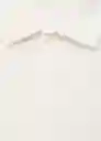Camiseta Polo Amberes Blanco Talla M Hombre Mango