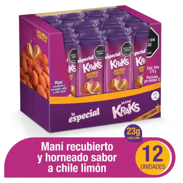 La Especial Pasaboca Kraks Chile Limón Plegadiza