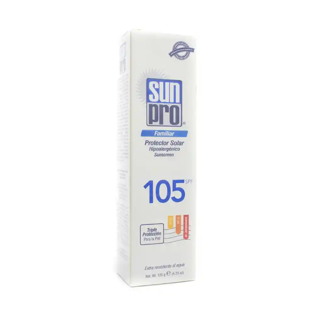 Sun Pro Protector Solarfamiliar Spf 105 Caja 120 G