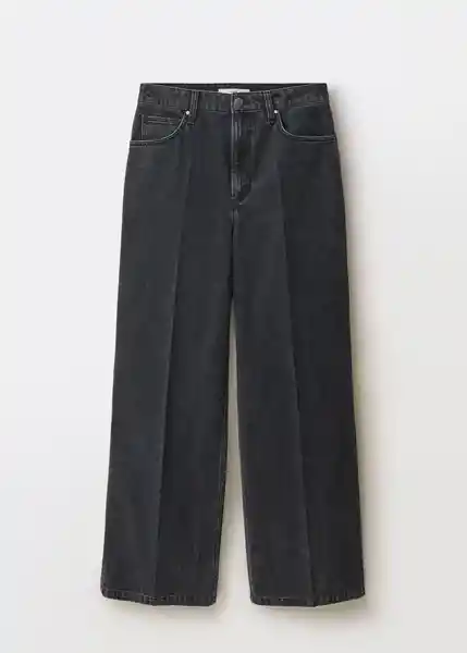 Jean Brigitte Tejano Negro Talla 40 Mujer Mango