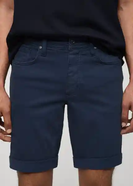 Bermuda Nepto Indigo Talla 42 Hombre Mango