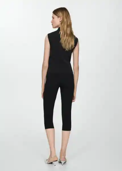 Leggings Lora Negro Talla L Mujer Mango