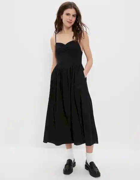 Vestido Mujer Negro Talla MEDIUM 400382732238 American Eagle