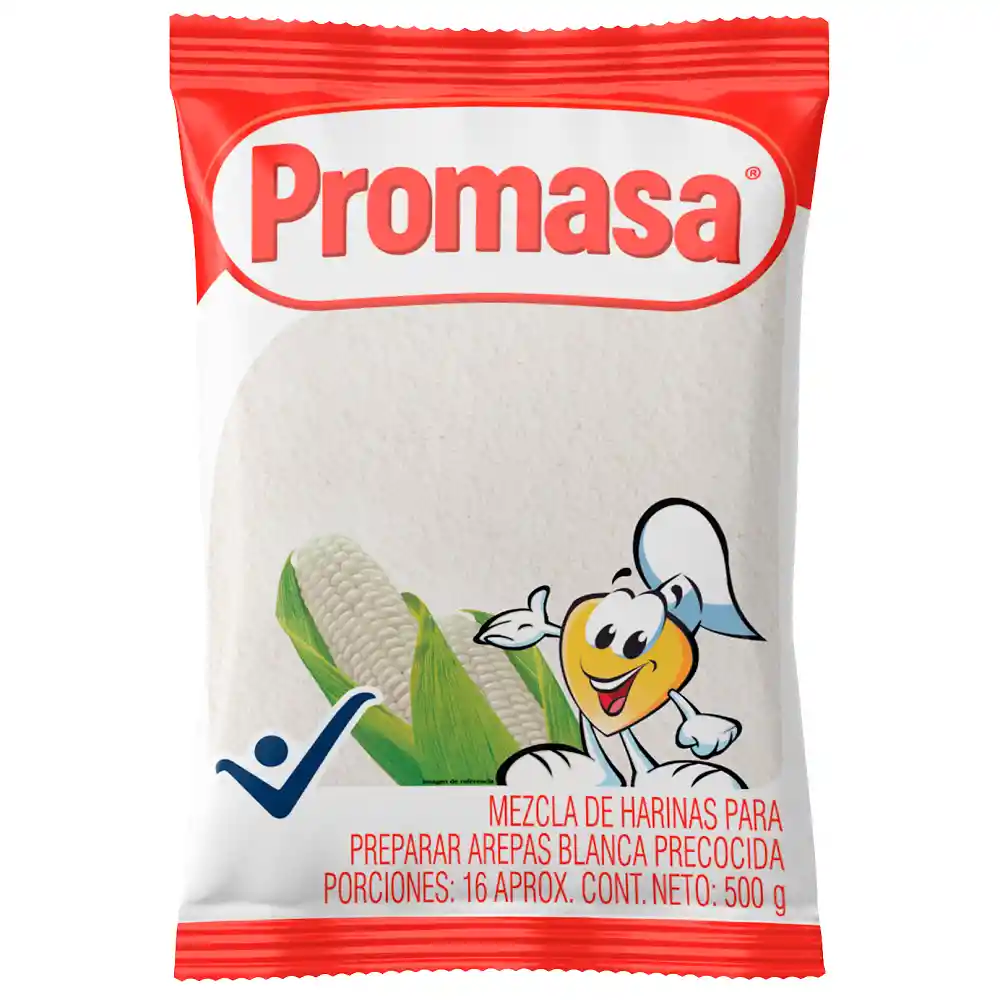 Promasa Harina Precocida Maíz Blanca 500g