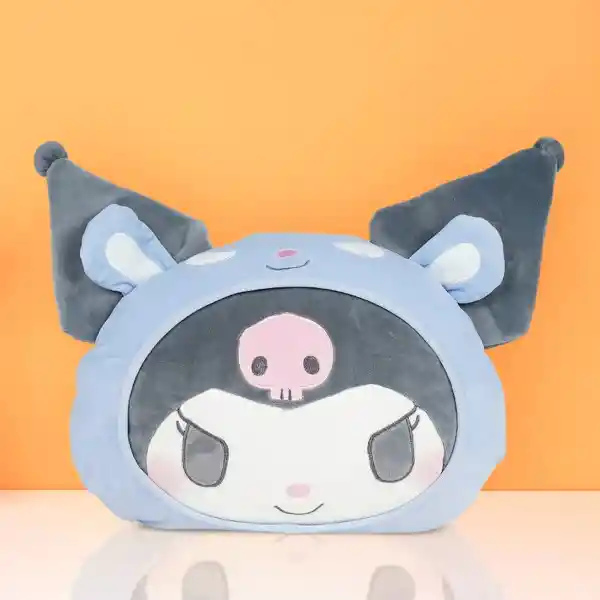 Cojín Con Forma de Cabeza Kuromi Serie Sanrio Miniso