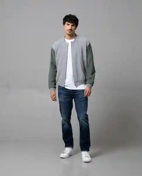 Chaqueta Hombre Gris L 121G101_GRI164702 Rifle