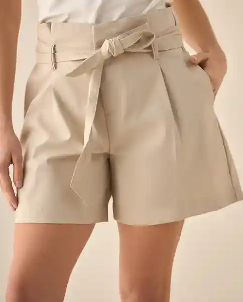 Bermuda Short Crudo Pluma Medio Talla 6 653G010 Esprit