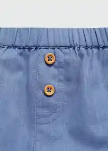 Short Nenúfar Azul Talla 66 Niños Mango