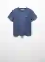 Camiseta Week Navy Talla 20 Niñas Mango