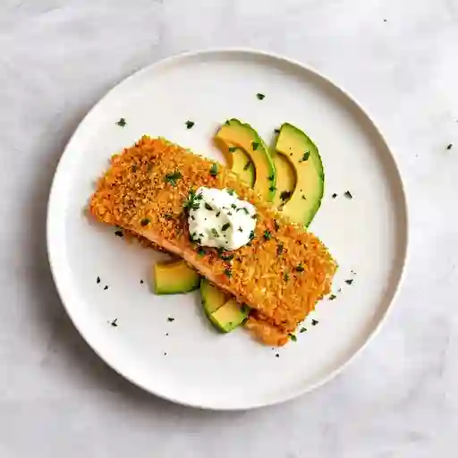 Salmon crunch