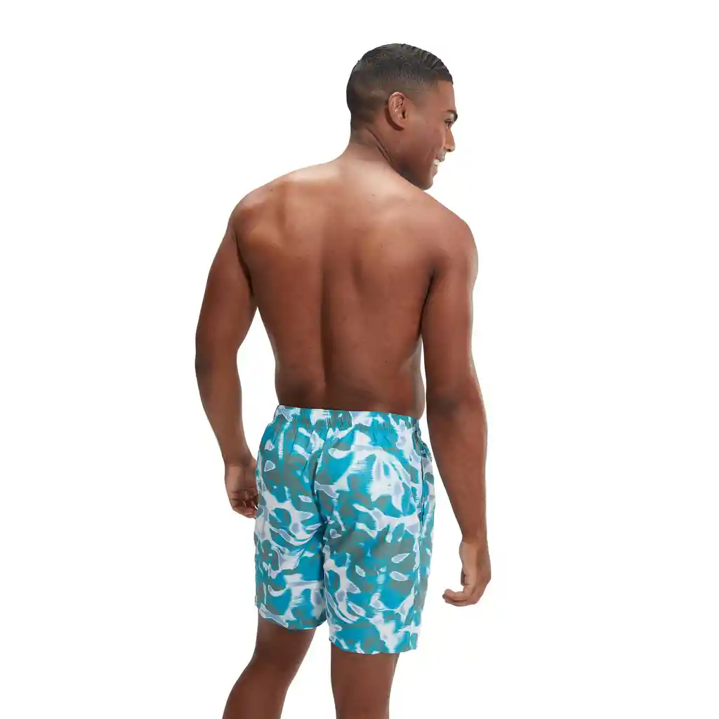 Pantaloneta Digital Printed Leisure 18 Pulgadas Hombre Azul-xl