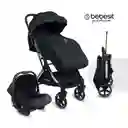 Bebesit Coche Travel System Compacto Pixel Dark Black
