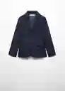 Chaqueta Russ Navy Talla 07 Niños Mango