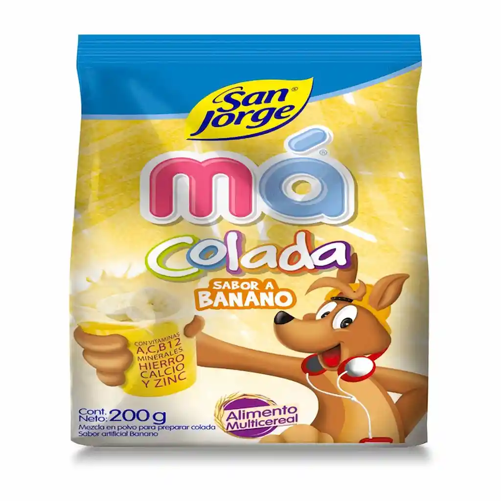 San Jorge Ma Colada en Polvo Sabor a Banano