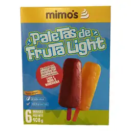 Mimos Paleta de Frutas Light Sabor Surtido