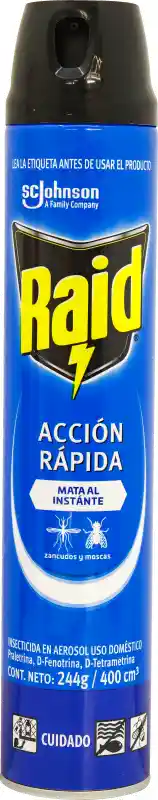 Raid Insecticida Aerosol Mata Insectos Voladores