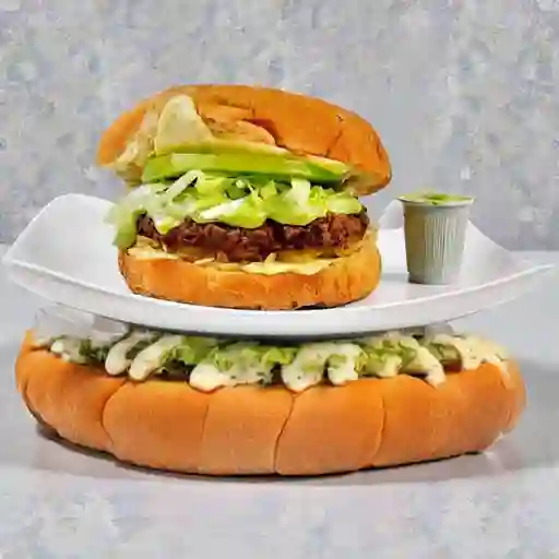 Hamburguesa mixta carne pollo