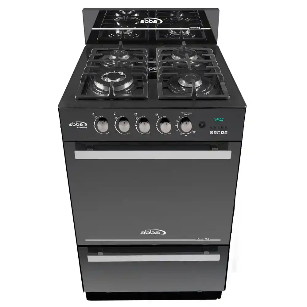 Estufa de Piso Abba Gas Natural Con Horno 4 Puestos Master Chef Ag 2026n Gt Tc