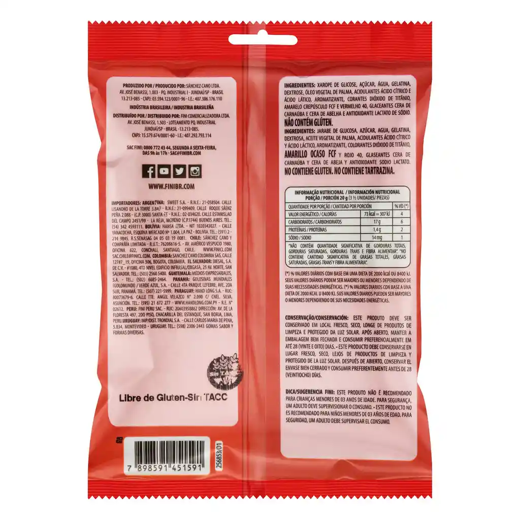 Fini Confite Gelatina Ovos Fritos