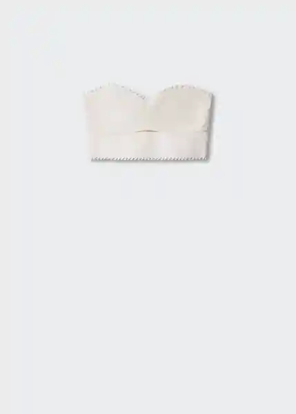 Top Blow Crudo Talla S Mujer Mango