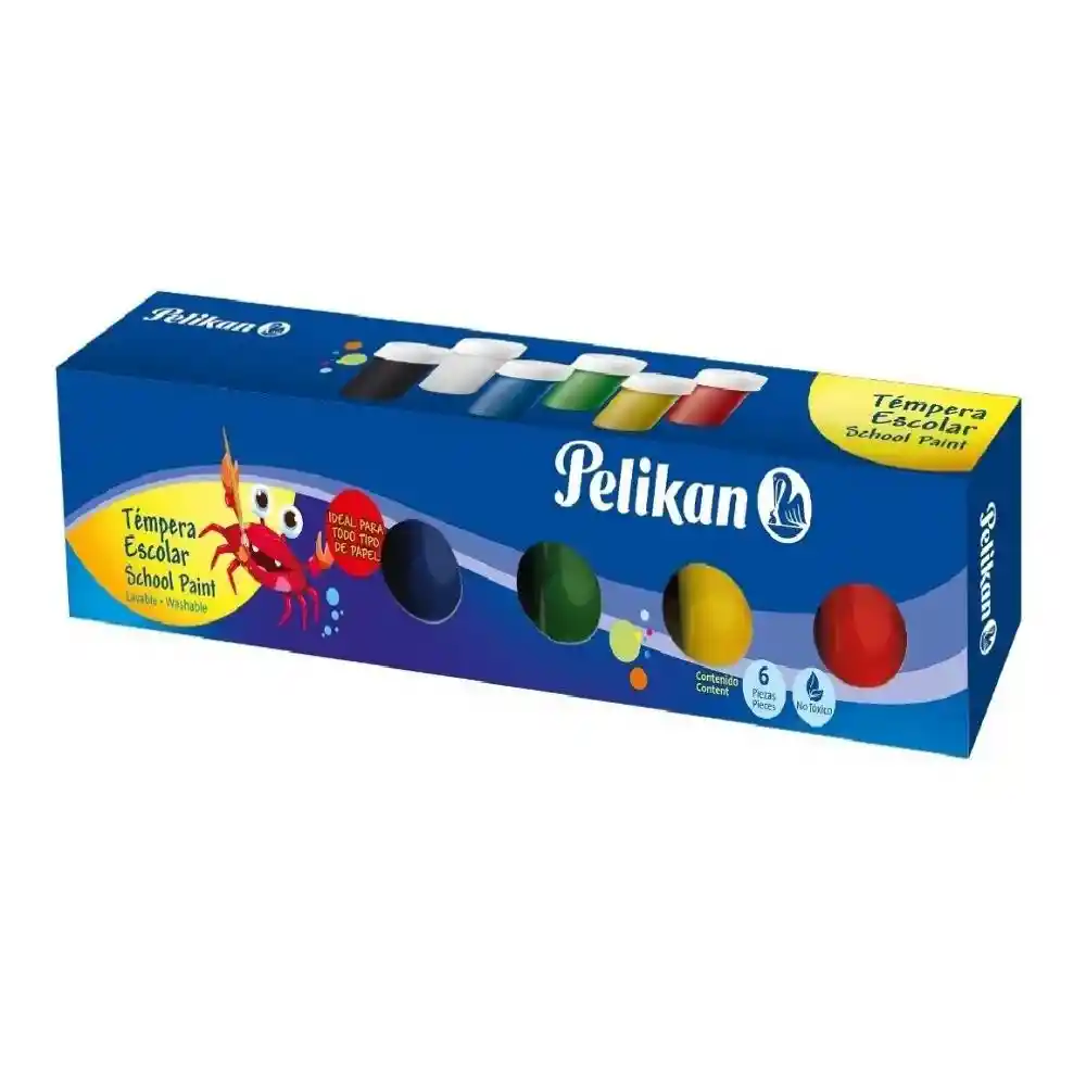 Pelikan Tempera Escolar Colores Surtidos 150 mL