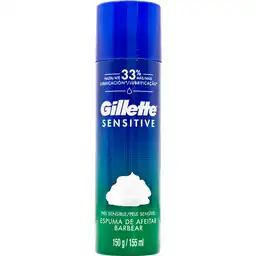 Gillette Espuma de Afeitar Sensitive Para Piel Sensible