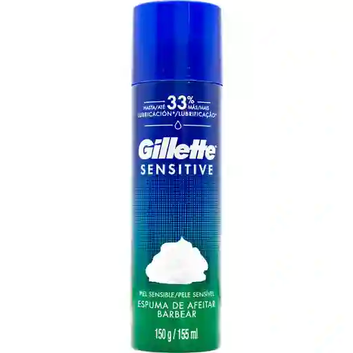 Gillette Espuma de Afeitar Sensitive Para Piel Sensible