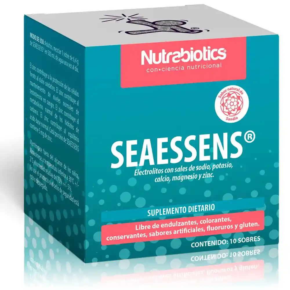 Seassens Nutrabiotics Polvo Sandia Caja X 10 Sobres