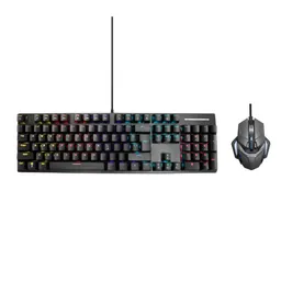 Teclado Esenses Alambr Gamer + Mouse Alambr Gamer Esenses Mgk10+wgm10