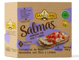 Salmas Tostadas Horneadas con Chía y Linaza