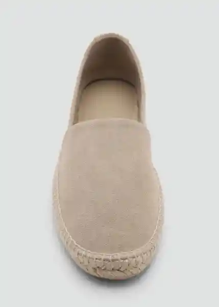 Sandalias Yute Arena Talla 39 Hombre Mango