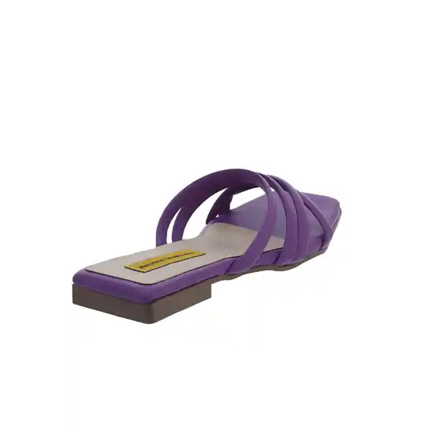 Sandalias Plana Zeus Morado Talla 36