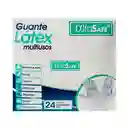 GUANTES DE EXAMEN LATEX L 24UNIDADES