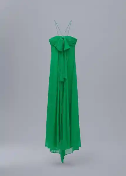 Vestido Emma2 Verde Talla L Mujer Mango