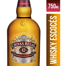Chivas Regal 12 Whisky Anos Botella