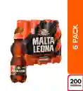 Malta Leona Pack Pet 200 mL x 6 Und