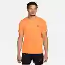 Nike Camiseta M Df Rise 365 Run Div Top Hombre Naranja Talla L