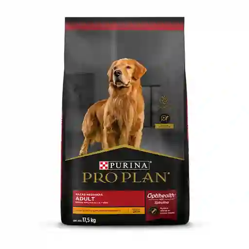 Comida para Perros adultos razas mediana Purina Pro Plan x 17,5 kg