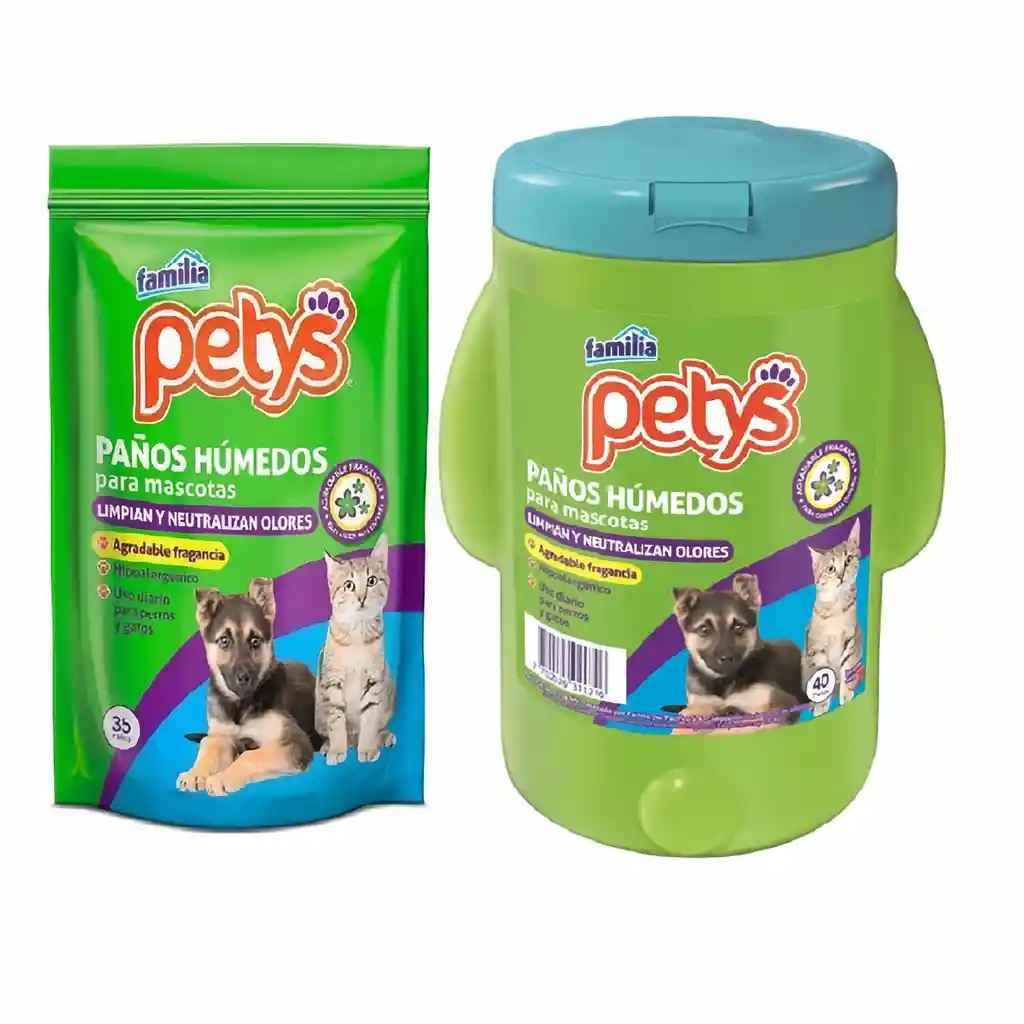 Petys Paños Pote y Repuesto