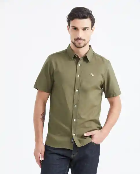 Camisa Oxford Duck Verde Galeras Ultraoscuro XXL Chevignon