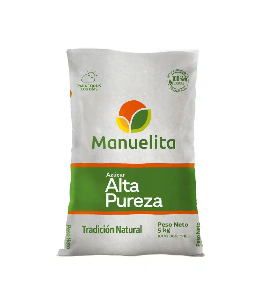 Manuelita Azúcar Blanca Alta Pureza