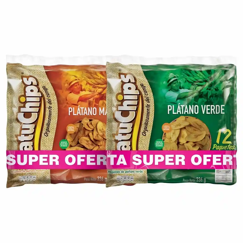 Natuchips Plátano Maduro y Plátano Verde