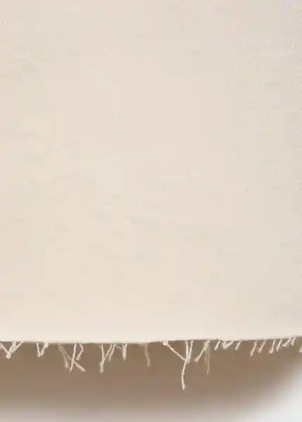 Jean Catherin Off White Talla 34 Mujer Mango