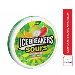 Dulce Ice Breakers Sours Watermelon - Le Monde Foods - 42 G