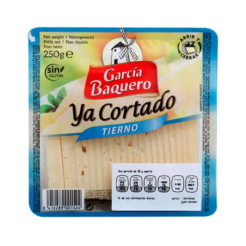 Garcia Baquero Queso Tierno Cortado