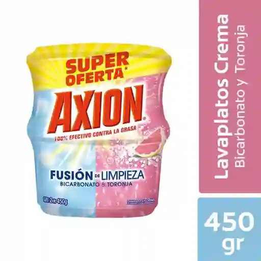 Axion Lavaplatos en Crema de Limpieza Fusión Toronja Pack